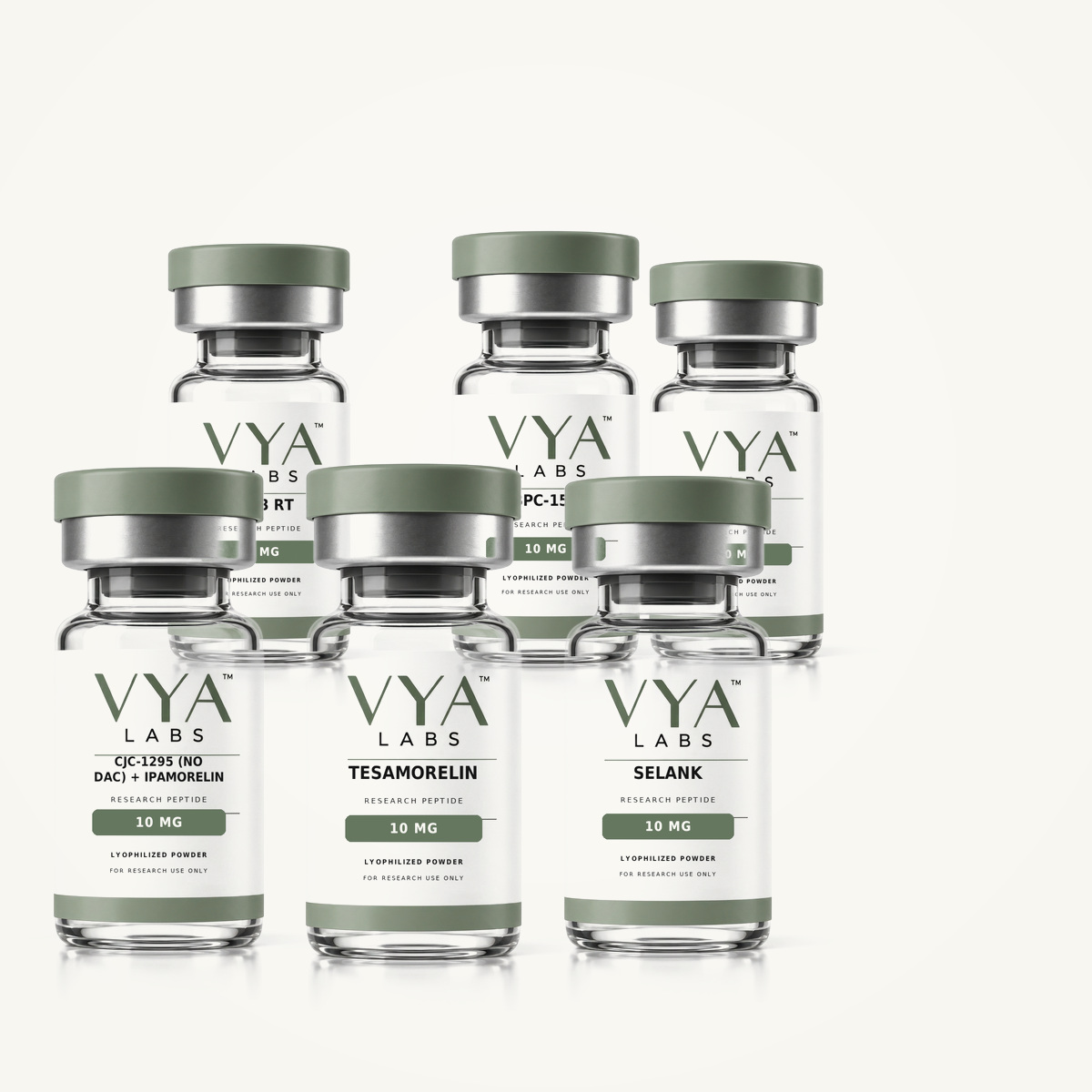Mixed VYA Labs research peptide bundle